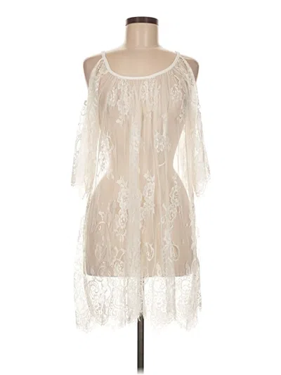 Pre-owned Unbranded Cocktail Dress In White