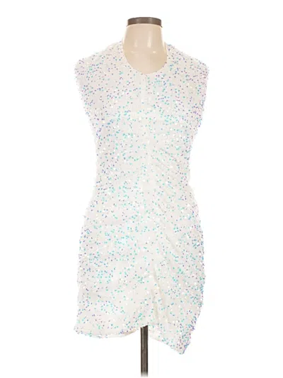 Pre-owned Unbranded Cocktail Dress In White