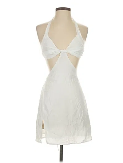 Pre-owned Unbranded Cocktail Dress In White