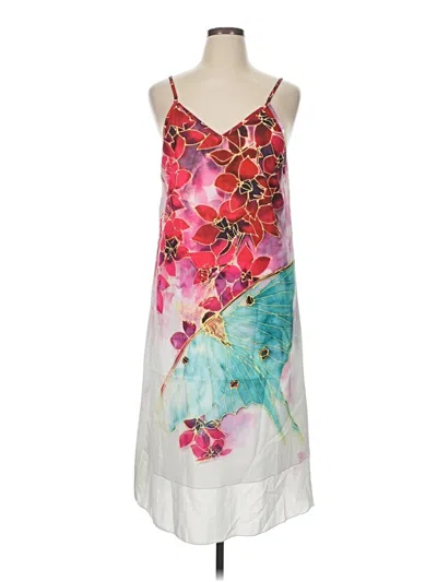 Pre-owned Unbranded Cocktail Dress In White