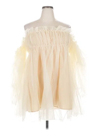 Pre-owned Unbranded Cocktail Dress In White