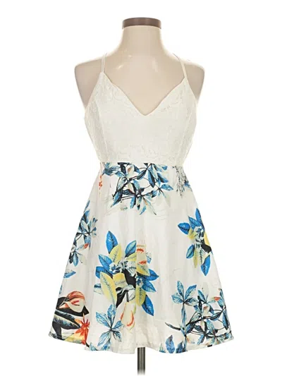 Pre-owned Unbranded Cocktail Dress In White