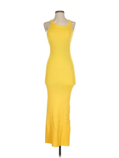 Pre-owned Unbranded Cocktail Dress In Yellow