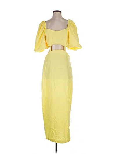 Pre-owned Unbranded Cocktail Dress In Yellow