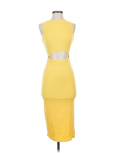 Pre-owned Unbranded Cocktail Dress In Yellow