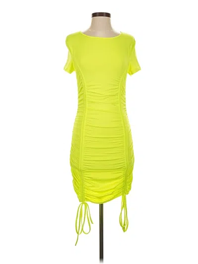 Pre-owned Unbranded Cocktail Dress In Yellow
