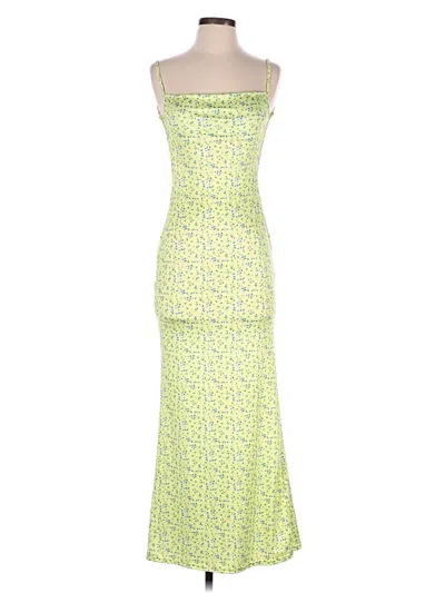 Pre-owned Unbranded Cocktail Dress In Yellow