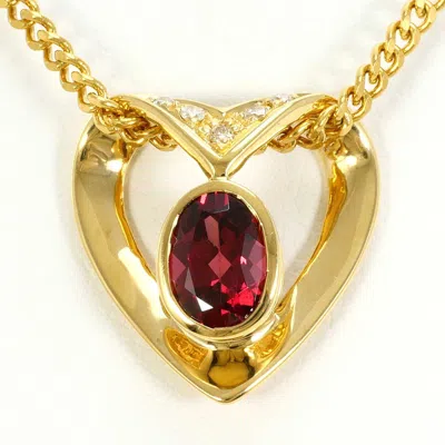 Pre-owned Unbranded Color Yellow Gold Yellow Gold (18k) Necklace () In Multi