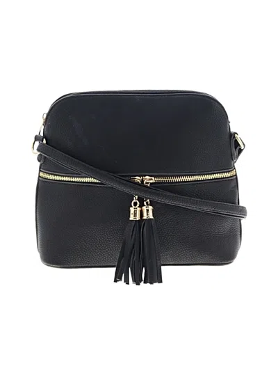 Pre-owned Unbranded Crossbody Bag In Black