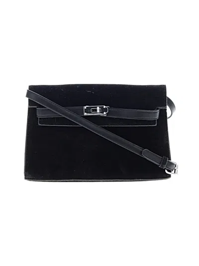Pre-owned Unbranded Crossbody Bag In Black