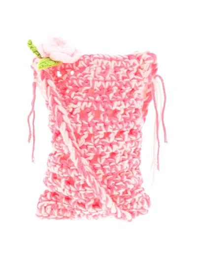 Pre-owned Unbranded Crossbody Bag In Pink