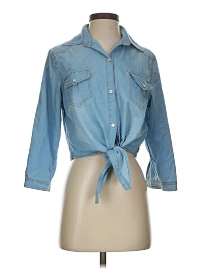 Pre-owned Unbranded Denim Jacket In Blue