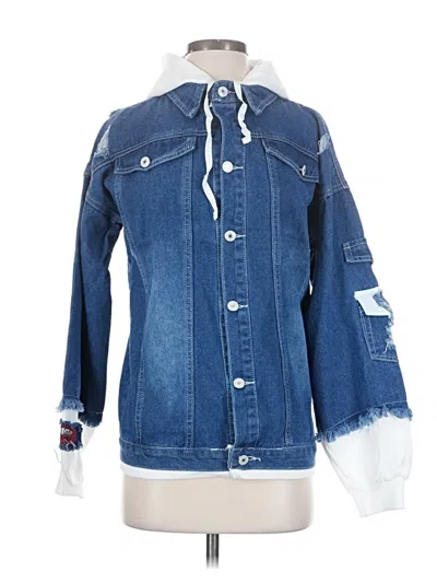 Pre-owned Unbranded Denim Jacket In Blue