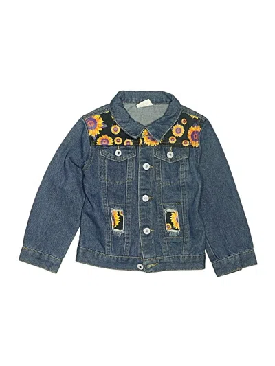 Pre-owned Unbranded Kids' Denim Jacket In Blue