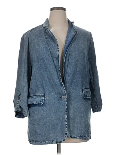 Pre-owned Unbranded Denim Jacket In Blue