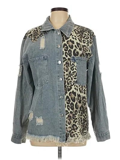 Pre-owned Unbranded Denim Jacket In Blue