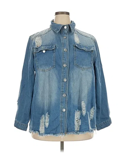 Pre-owned Unbranded Denim Jacket In Blue