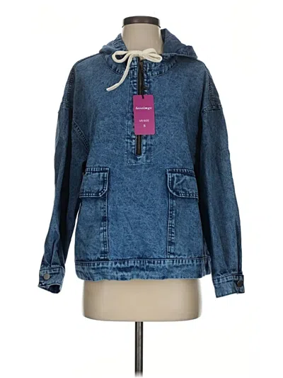 Pre-owned Unbranded Denim Jacket In Blue
