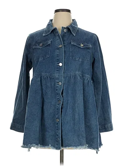 Pre-owned Unbranded Denim Jacket In Blue
