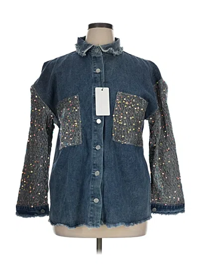 Pre-owned Unbranded Denim Jacket In Blue