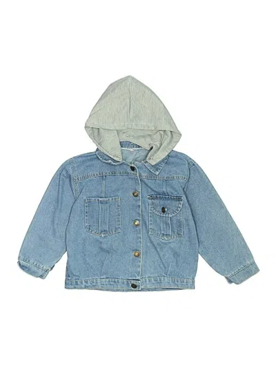 Pre-owned Unbranded Kids' Denim Jacket In Blue