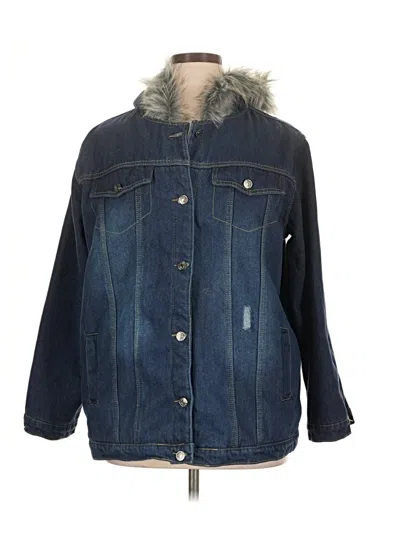Pre-owned Unbranded Denim Jacket In Blue