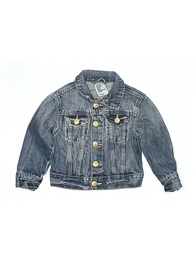 Pre-owned Unbranded Kids' Denim Jacket In Blue
