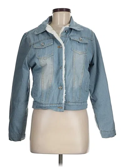 Pre-owned Unbranded Denim Jacket In Blue