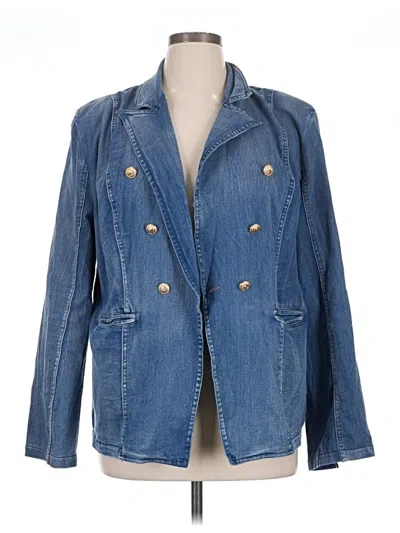 Pre-owned Unbranded Denim Jacket In Blue