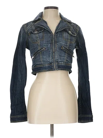 Pre-owned Unbranded Denim Jacket In Blue