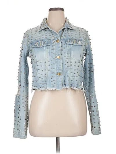 Pre-owned Unbranded Denim Jacket In Blue