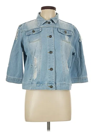 Pre-owned Unbranded Denim Jacket In Blue