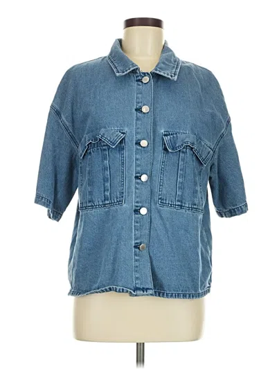 Pre-owned Unbranded Denim Jacket In Blue