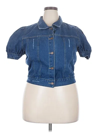 Pre-owned Unbranded Denim Jacket In Blue