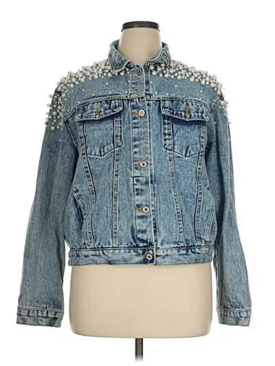 Pre-owned Unbranded Denim Jacket In Blue