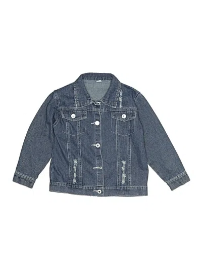 Pre-owned Unbranded Kids' Denim Jacket In Blue