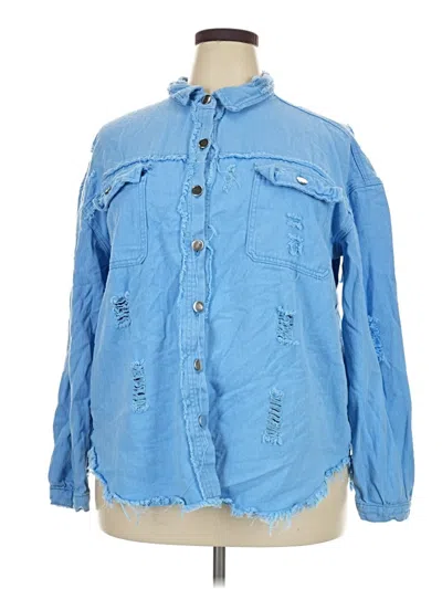 Pre-owned Unbranded Denim Jacket In Blue