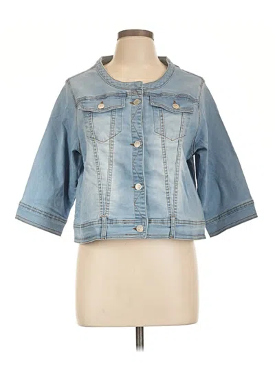 Pre-owned Unbranded Denim Jacket In Blue