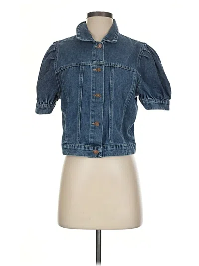 Pre-owned Unbranded Denim Jacket In Blue