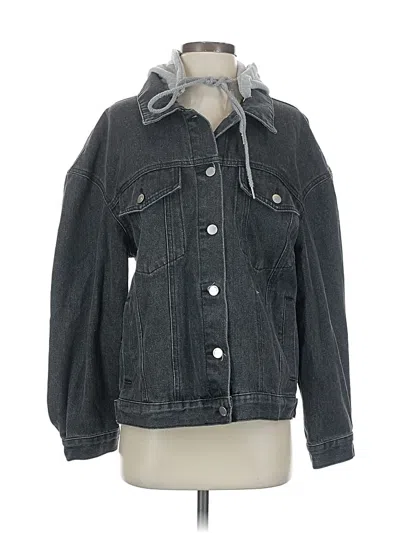 Pre-owned Unbranded Denim Jacket In Gray
