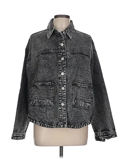 Pre-owned Unbranded Denim Jacket In Gray