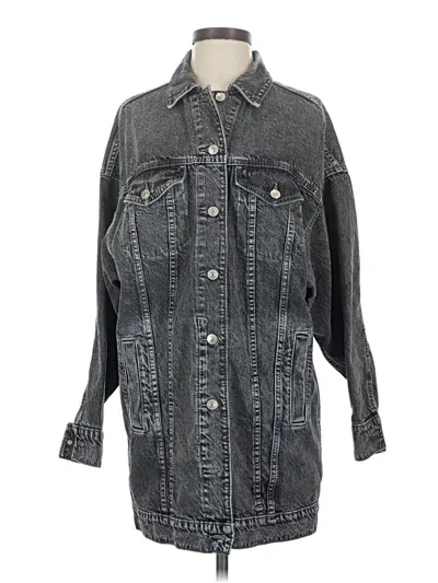 Pre-owned Unbranded Denim Jacket In Gray