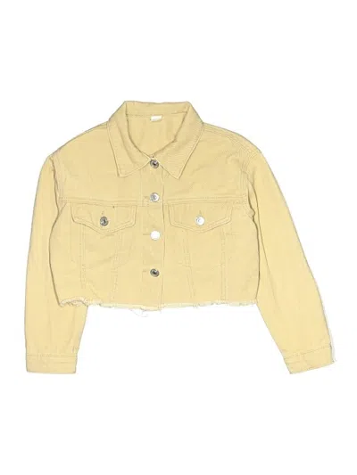 Pre-owned Unbranded Kids' Denim Jacket In Yellow