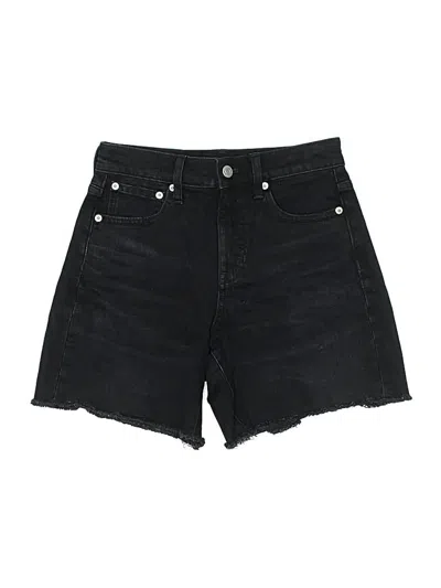 Pre-owned Unbranded Denim Shorts In Black