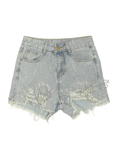 Pre-owned Unbranded Denim Shorts In Blue
