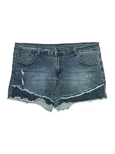 Pre-owned Unbranded Denim Shorts In Blue