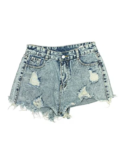 Pre-owned Unbranded Denim Shorts In Blue