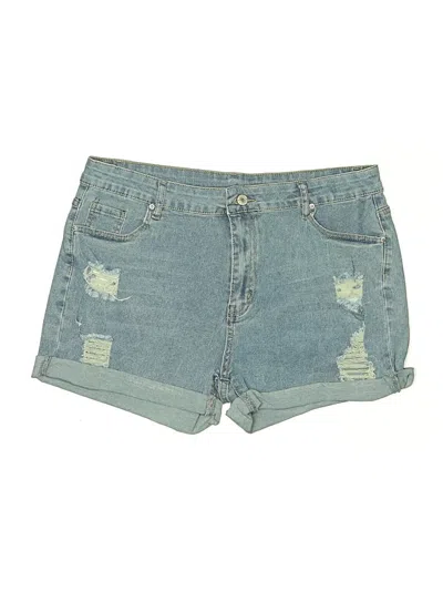 Pre-owned Unbranded Denim Shorts In Blue