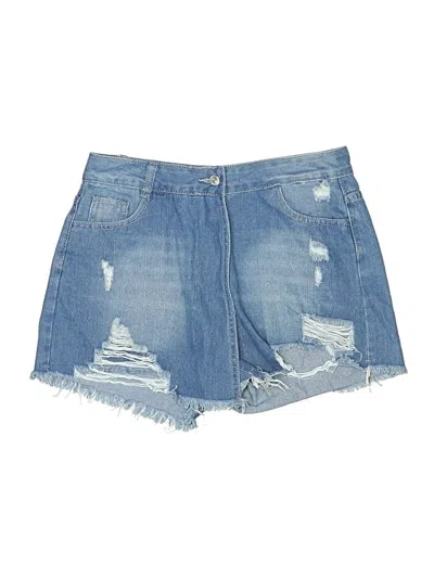 Pre-owned Unbranded Denim Shorts In Blue