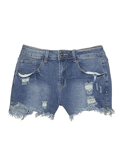 Pre-owned Unbranded Denim Shorts In Blue